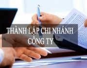 Thành lập chi nhánh công ty